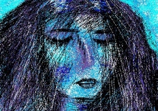 blue girl