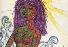 Girl On A Cloud (over Hawaii?)