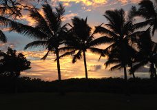Kamaole Beach Silhouette