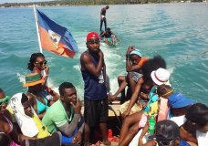 On the boat