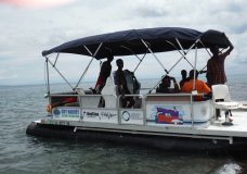 On the boat