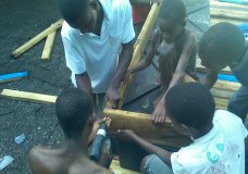 We build the dock