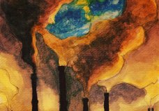 Artwork from # Decarbonise- Decolonise Youth Art for Climate Change