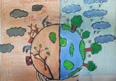 Artwork from # Decarbonise- Decolonise Youth Art for Climate Change
