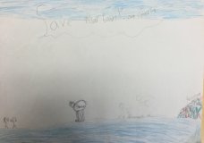 Save the polar bears by not littering.