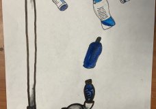 Dripping plastic