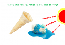 Climate change poster