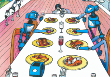 Robots in a Diner
