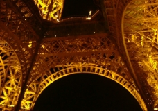 The Eiffel Tower At Night