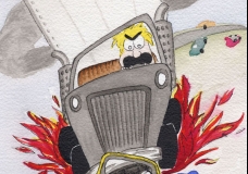 Road Rage- Feature Illustration