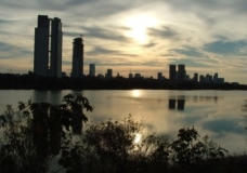 Atardecer en la Reserva Ecológica - Buenos Aires