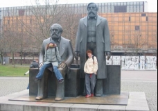 In the lap of a knowledge