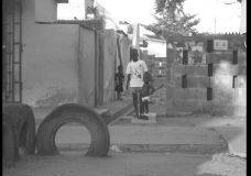 Child and Tire