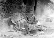 Cooking Banku in Ebuakwa