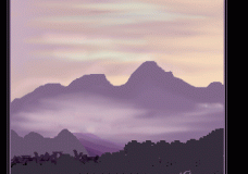 The pakaraima Mountains. It was made for a chalenge at a doller forum.