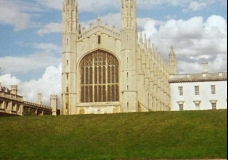 A View of King's College Chapel from a Punt