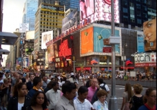 Bustling Times Square