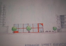 Restaurant Design: Koinange Street Elevation