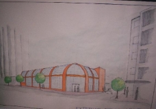 Restaurant Design: Perspective Drawing