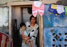 Pakistani Woman and Baby