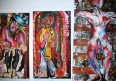 Tunnel Series with Crucifixion