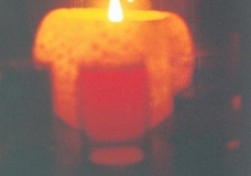 candle & cranberry vodka