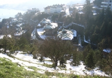 Shore Of Bosphorus In Winter