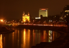 Night Time River View