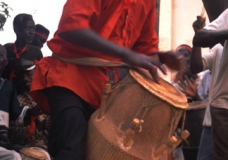 Funeral drummer