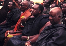 Village chiefs at funeral