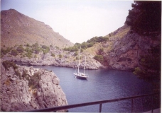 The Same Little Yacht on the Northern Part of Mallorca