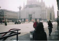 Piazza del Duomo Under Restoration