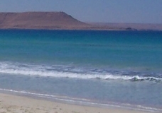 The beach at El Salloum