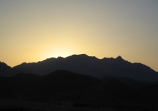 Sunset in the Eastern Desert