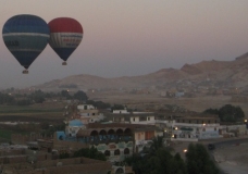 Aerial view of Al-Qurnah and the Necropolis