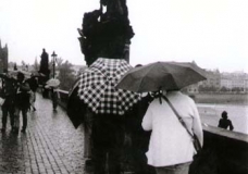 A rainy day in Prague