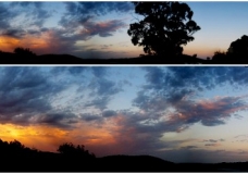 Pittwater Bay - Blue Flame Panorama - Sydney, Australia, January 2003