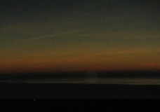 Total eclipse sky