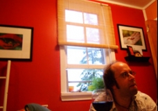 Pierre et son verre de vin