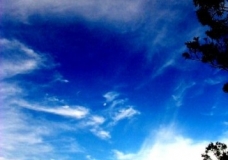 Moon & Blue Sky - Sydney, Australia, January 2003