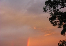 Pittwater Bay - Evening Rainbow 1 - Sydney, Australia, March 2003