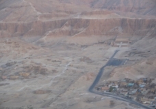 Aerial view of the Temple of Hatshepsut