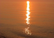 Lake Erie - Sunset and Shore 2 - Ontario, Canada July 2002