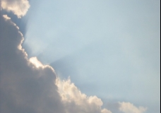 Lake Erie - Cloud and Rays 4 - Ontario, Canada, July 2002