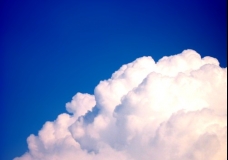 Lake Erie - Cloud and Blue Sky - Ontario, Canada, July 2002