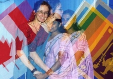 Me and Shyamali artistically