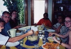 A spaghetti supper