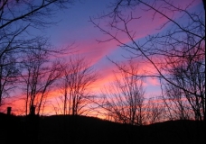 Easter Sunset 1 - Ellicottville, New York, USA 2002