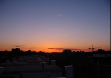 April Sunset - Toronto, Canada, April 2002