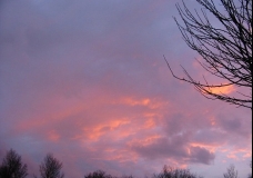 Rotterdam Sunset - The Netherlands, January 2002